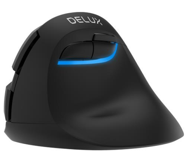 Delux Mysz Pionowa 2.4G+BT M618 Mini M618Mini (Iron Gray) - 748716 - zdjęcie 2